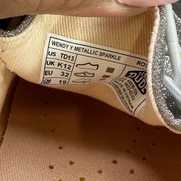 Hey Dude Wendy Glitter Girls size 13 Slip On Lightweight Shoes - Picture 8 of 8